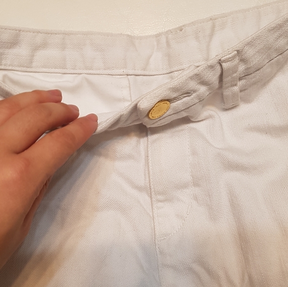 [3 for $45] Uniqlo Denim White High Waisted Shorts - Picture 2 of 6